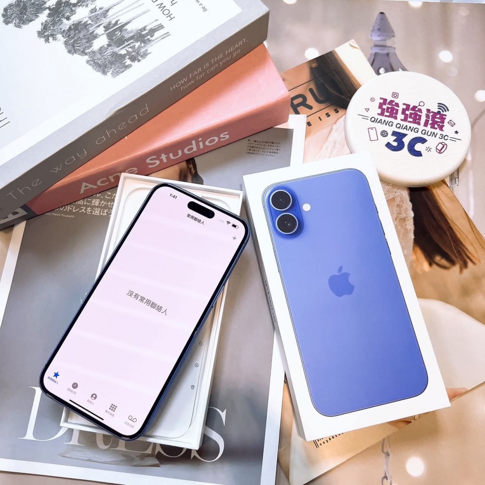 善化-二手 iPhone16 PLUS 128G 藍色 #78143（店家保固365天）