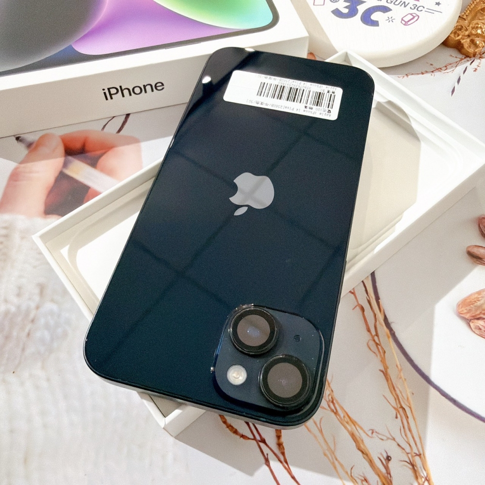 善化-二手 iPhone14 plus 256G 黑色 #91860（店家保固365天）