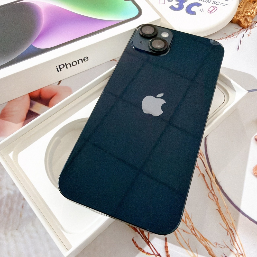 善化-二手 iPhone14 plus 256G 黑色 #91860（店家保固365天）