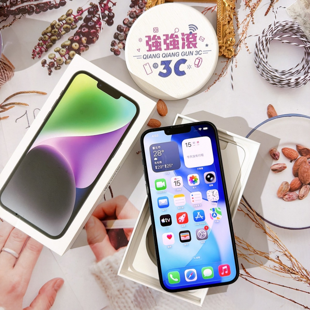善化-二手 iPhone14 plus 256G 黑色 #91860（店家保固365天）