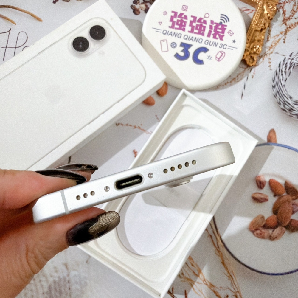 善化-二手 iPhone16 128G 白色 #05481(店家保固365天)