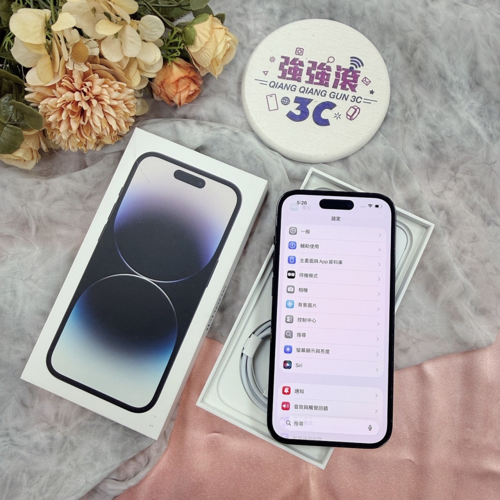 歸仁-二手14 pro 256G 黑色*58201(店家保365天)