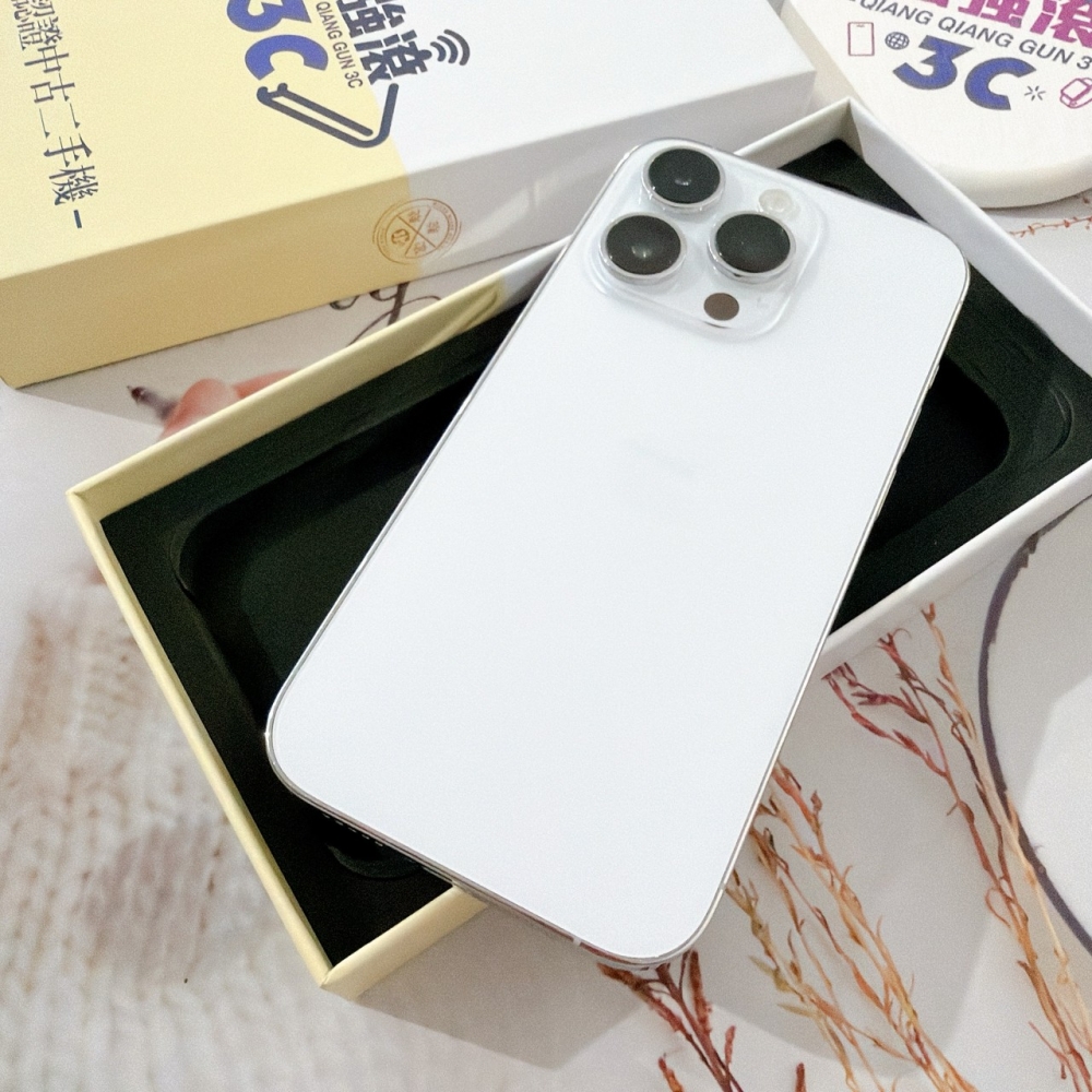 善化-二手iPhone14 Pro 128G 銀色 #88123(店保365天)
