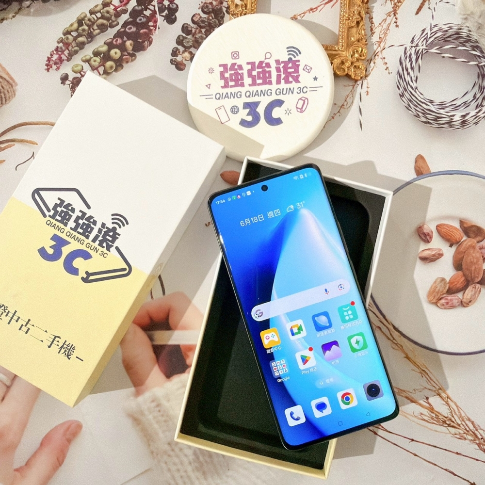 善化-二手Oppo reno 10pro+ 12/256G 黑色 #57632（店保90天）