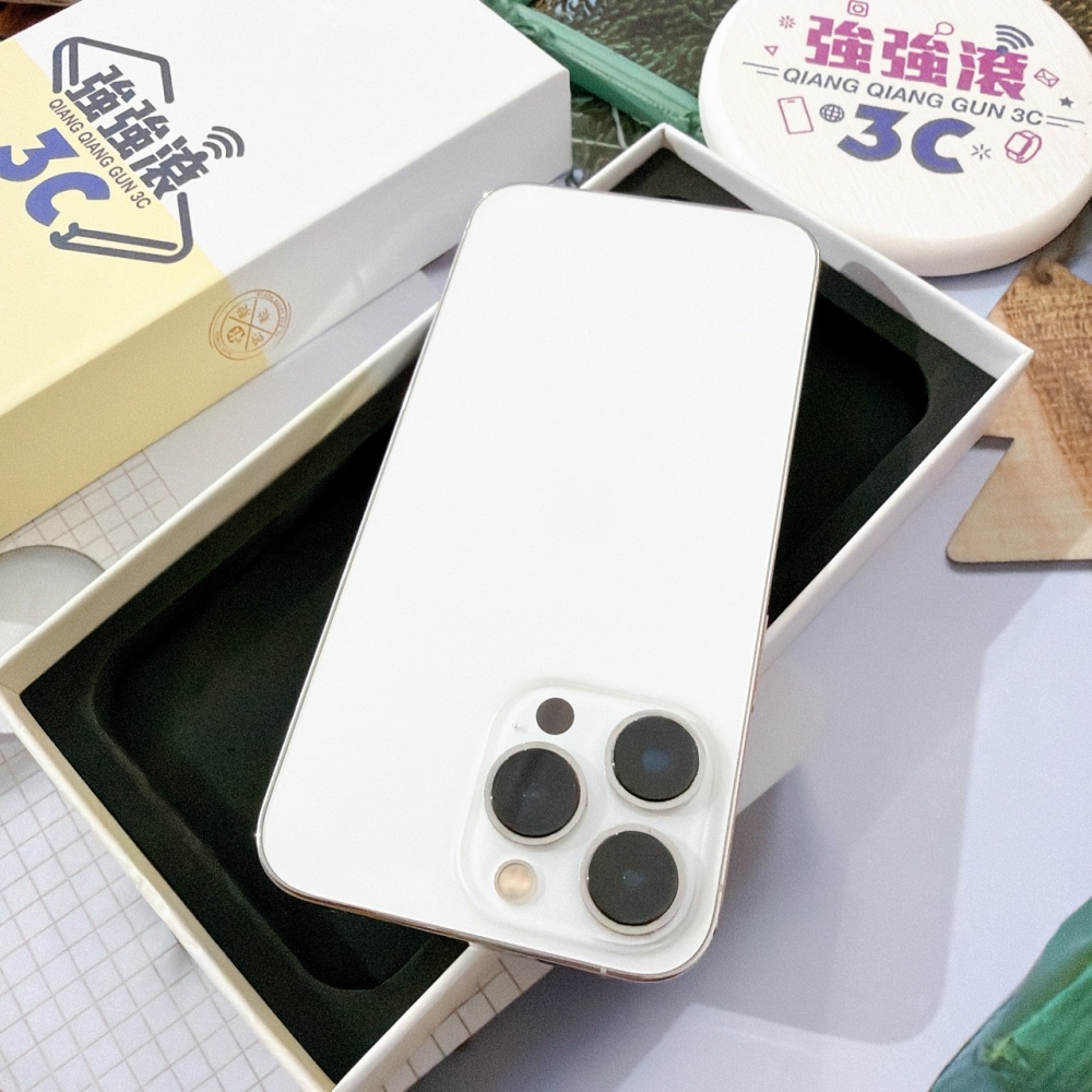 善化-二手iPhone13 Pro 128G 白色 #37728(店保365天)