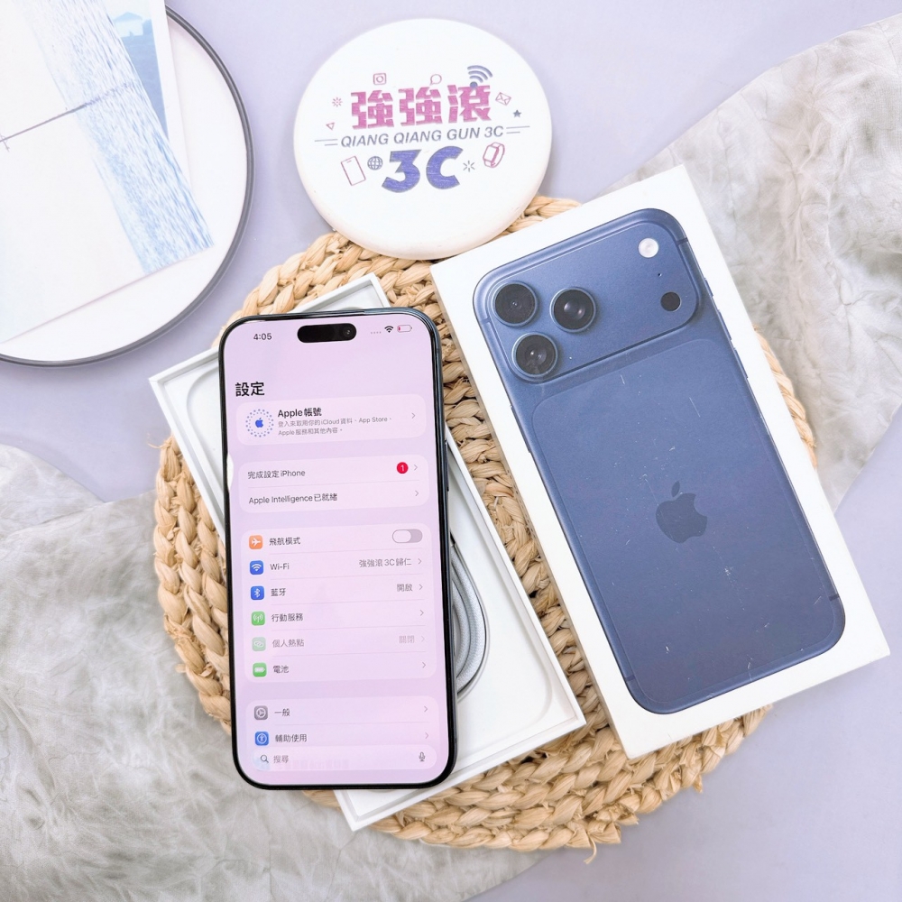 歸仁-二手iPhone 17 pro max 256G 藍色*79644(原廠保內)
