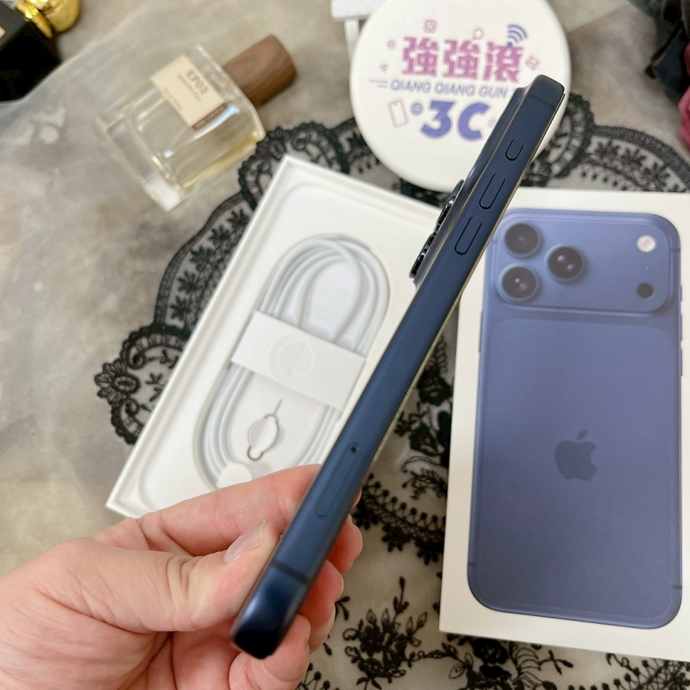 佳里-二手 iPhone17 Pro MAX 256G 藍色 #91230（原廠保固）