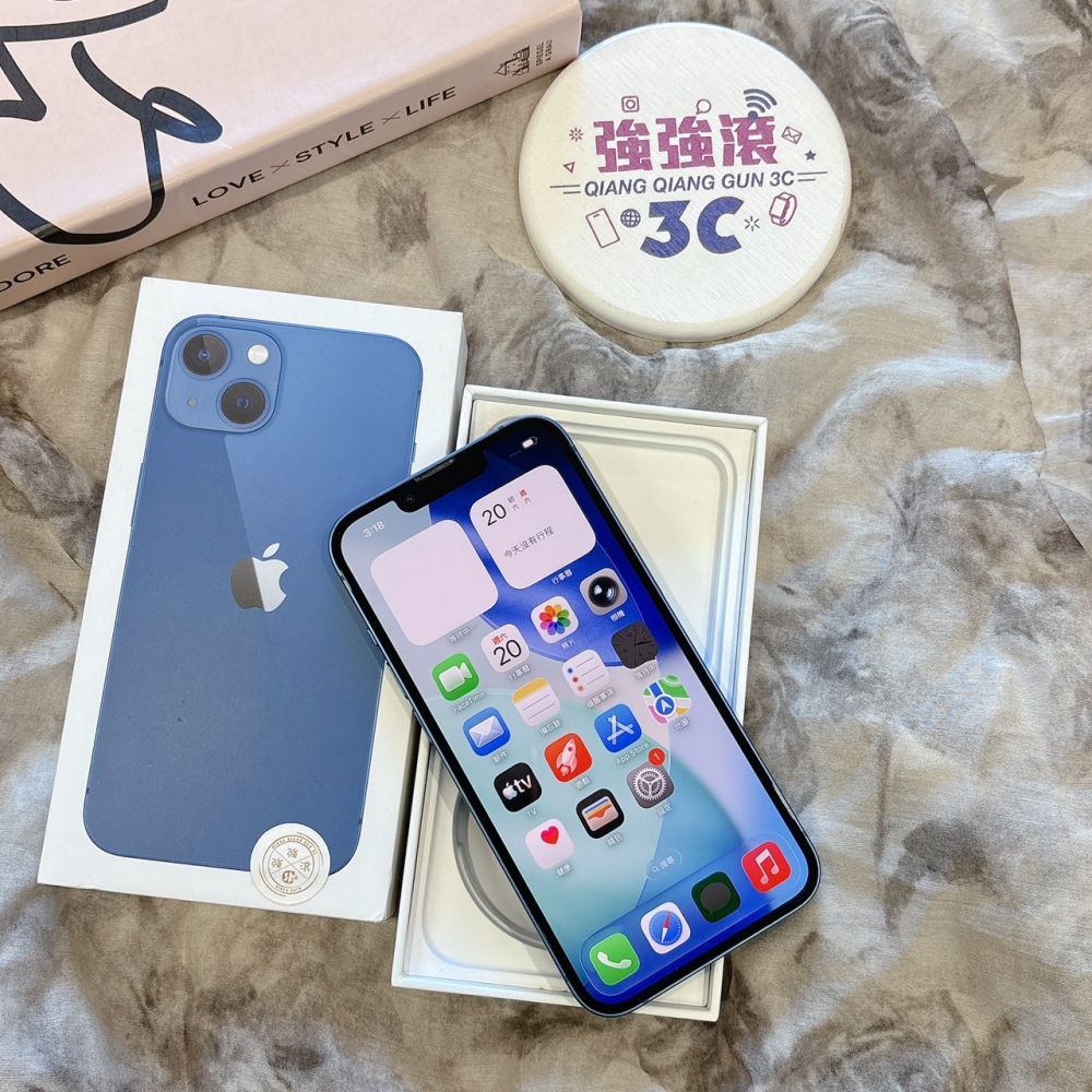 二手 iPhone13 128G 藍色*95363(店家保固)
