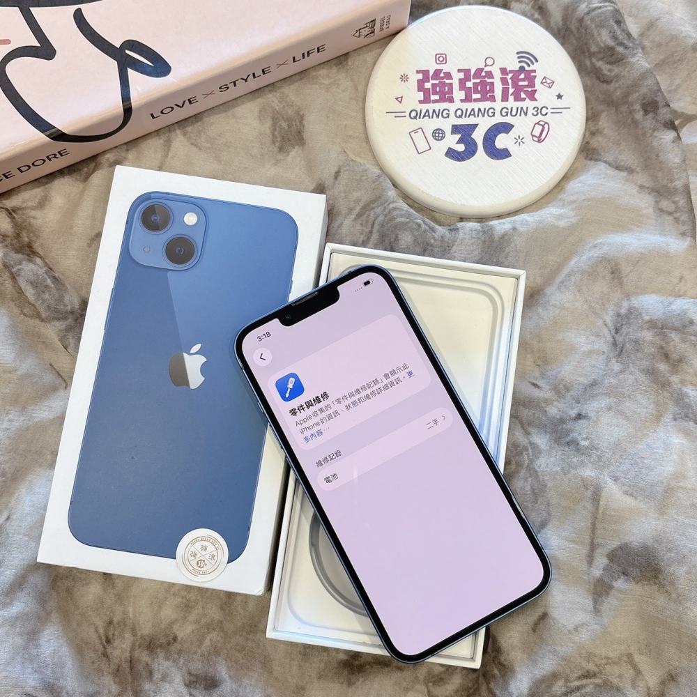 二手 iPhone13 128G 藍色*95363(店家保固)