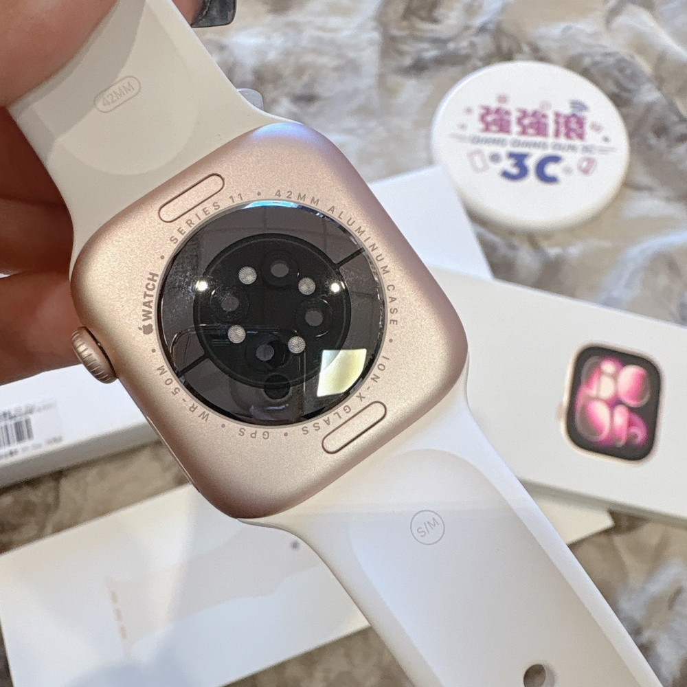 二手 Apple Watch S11 42mm GPS版 粉色*79V4F(原廠保固)