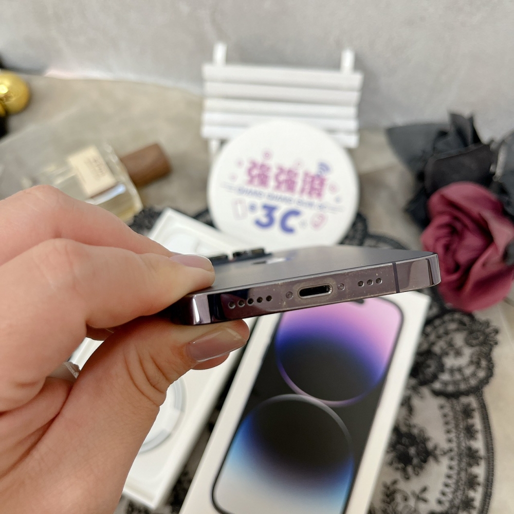 佳里-二手IPHONE 14 Pro 256G 紫色 #64724(店家保固365天)