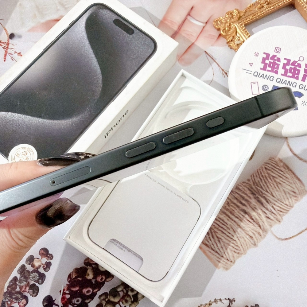 善化-二手 iPhone15Pro 128G 黑色*26575（店家保固）