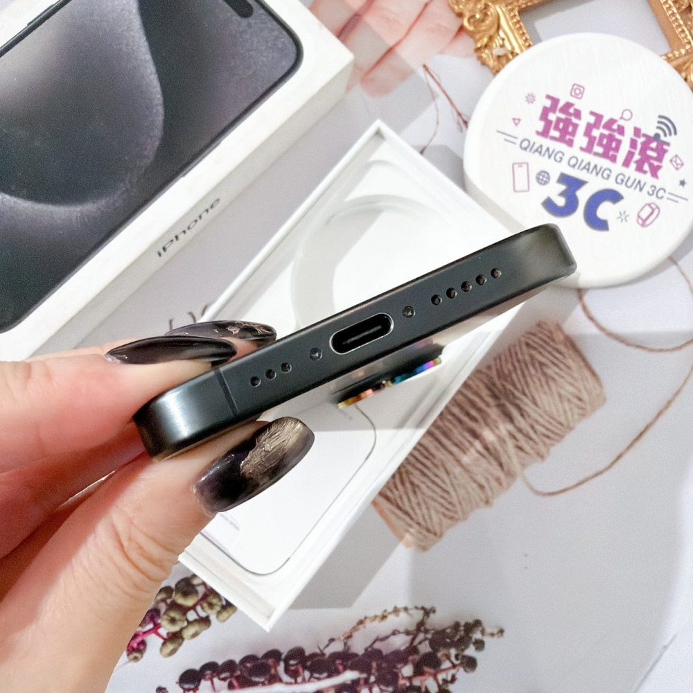 善化-二手 iPhone15Pro 128G 黑色*26575（店家保固）