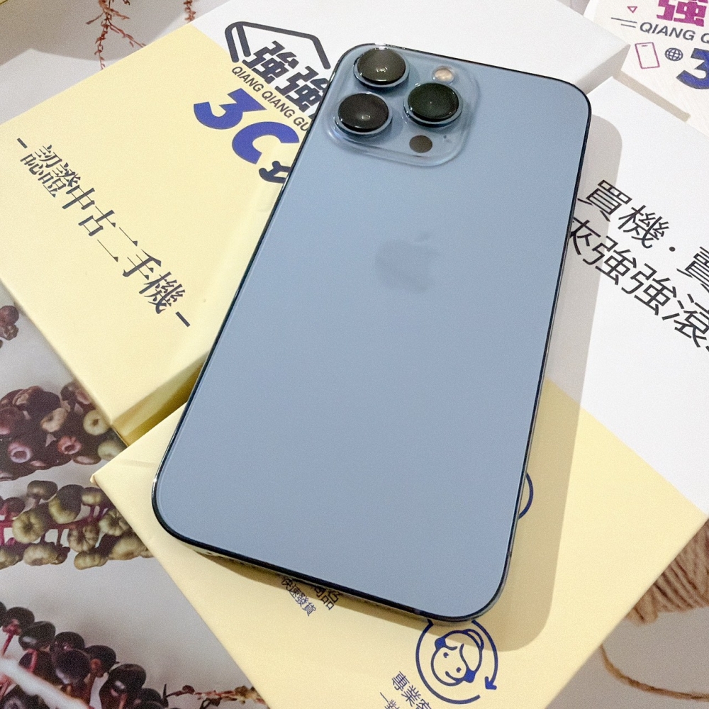 善化-iPhone13 PRO 128G  藍色＃48651 (店家保365天)