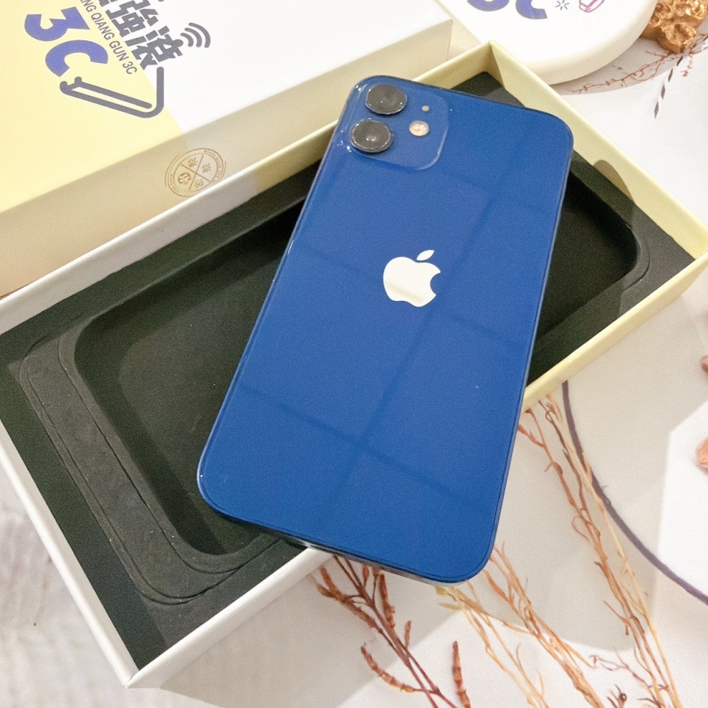 善化-二手 iPhone12 mini 128G 藍色 #28057（店家保固90天）