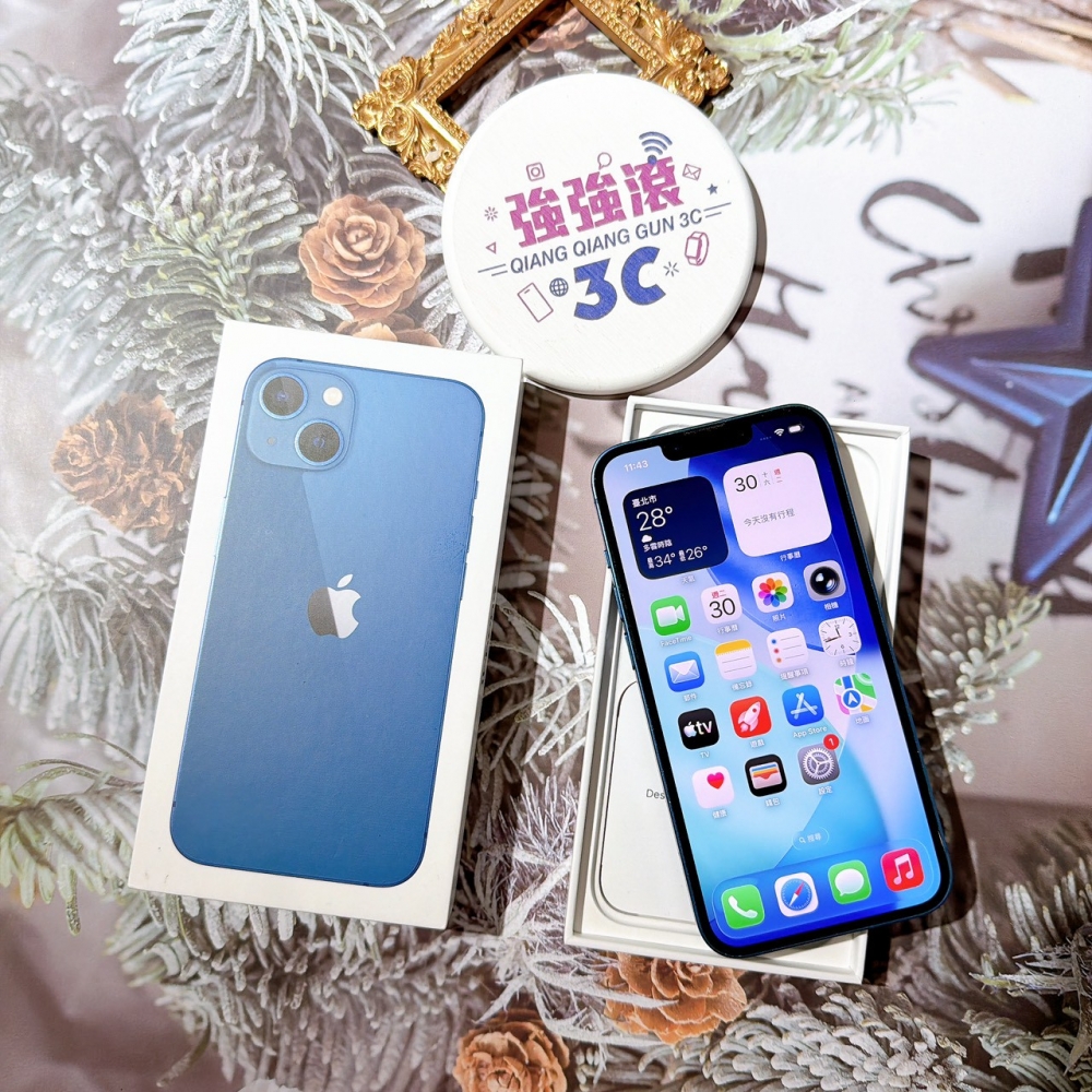 善化-二手 iPhone13 128G 藍色 #10898(店家保固365天)