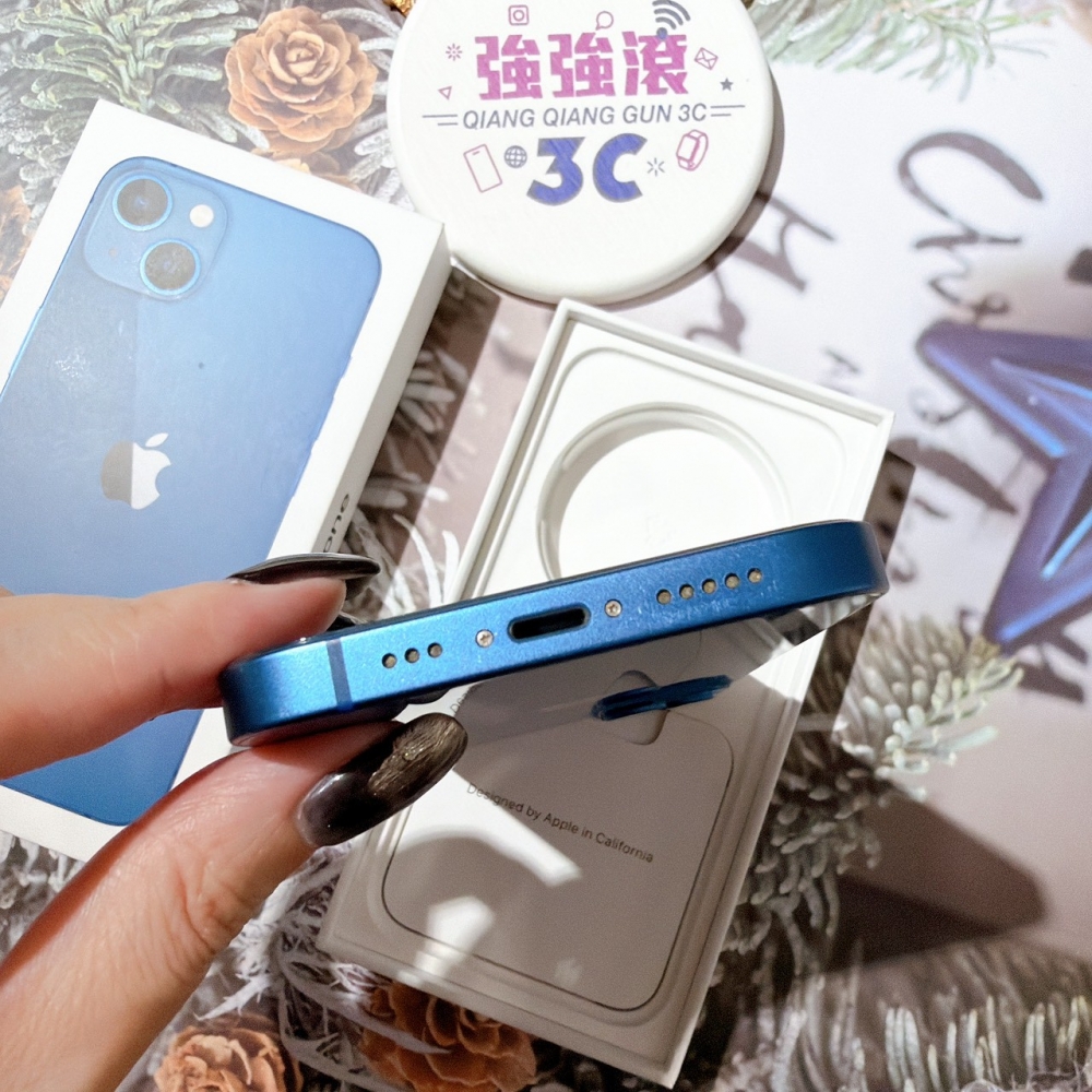 善化-二手 iPhone13 128G 藍色 #10898(店家保固365天)