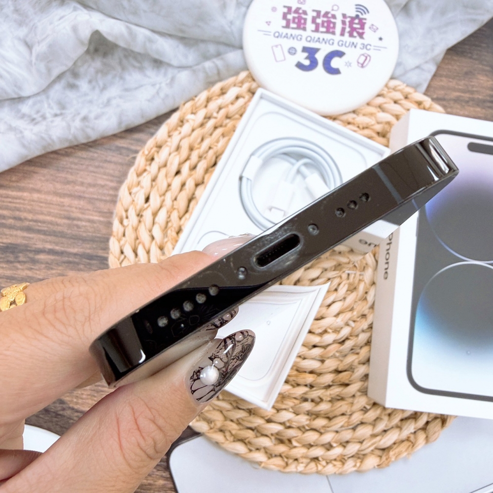 歸仁-二手iphone14 pro 256G 黑色*12830(店家保365天)