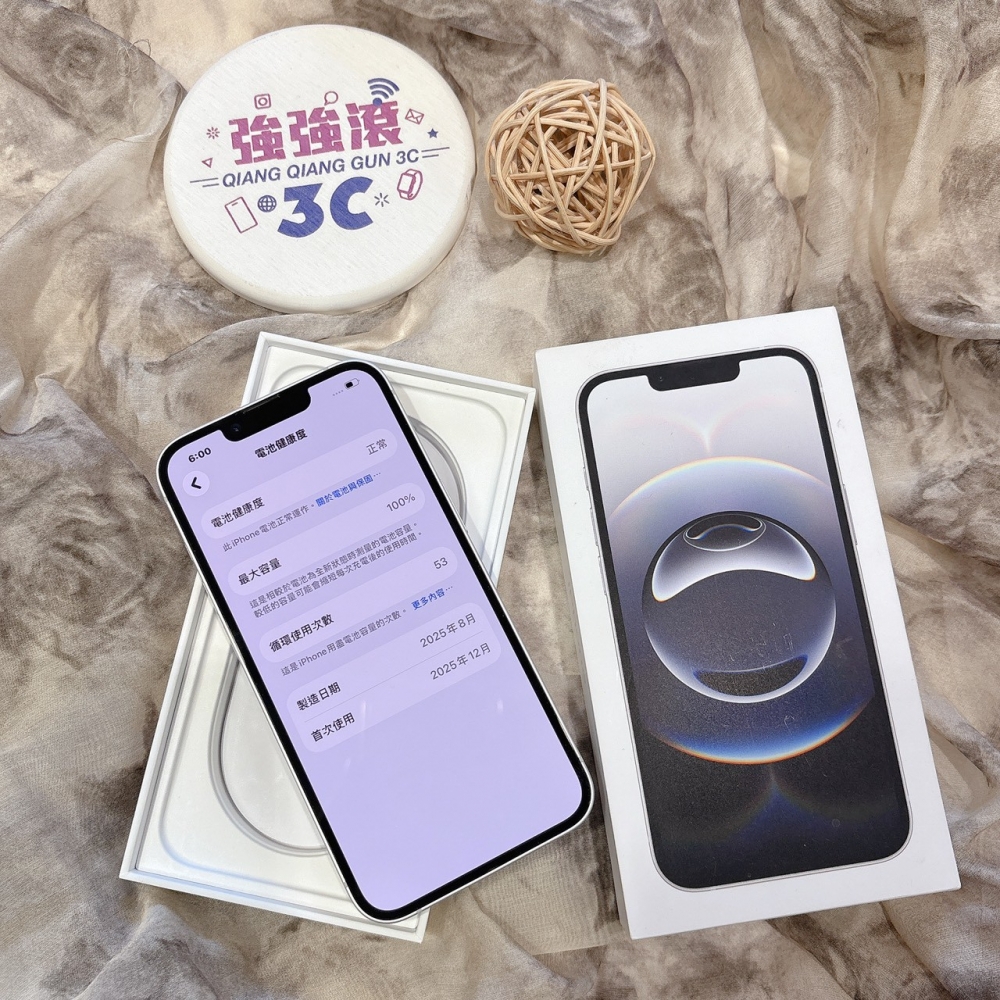 二手 iPhone16E 128G 白色*80985(原廠保固)