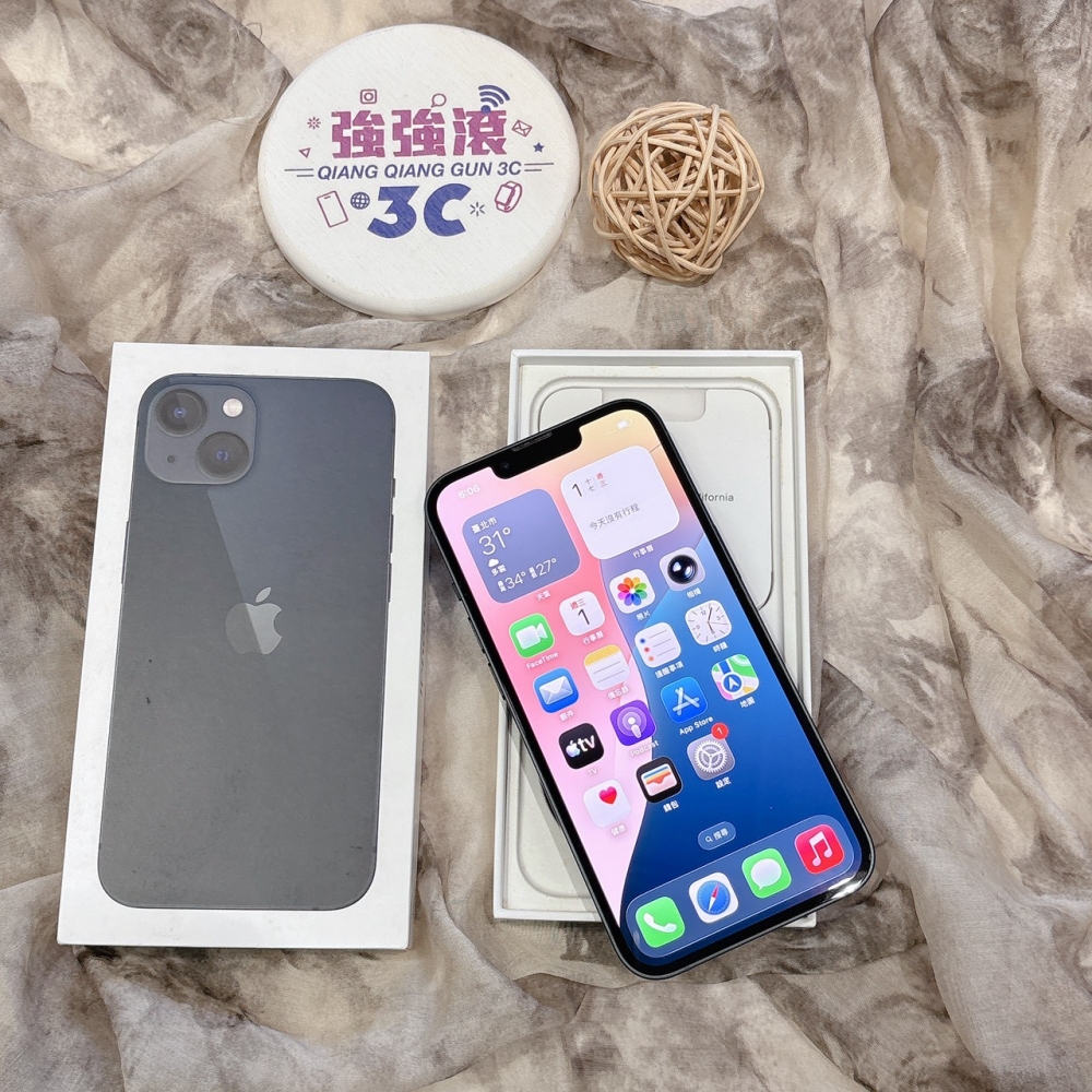 二手 iPhone13 128G 黑色*25604(店家保固)