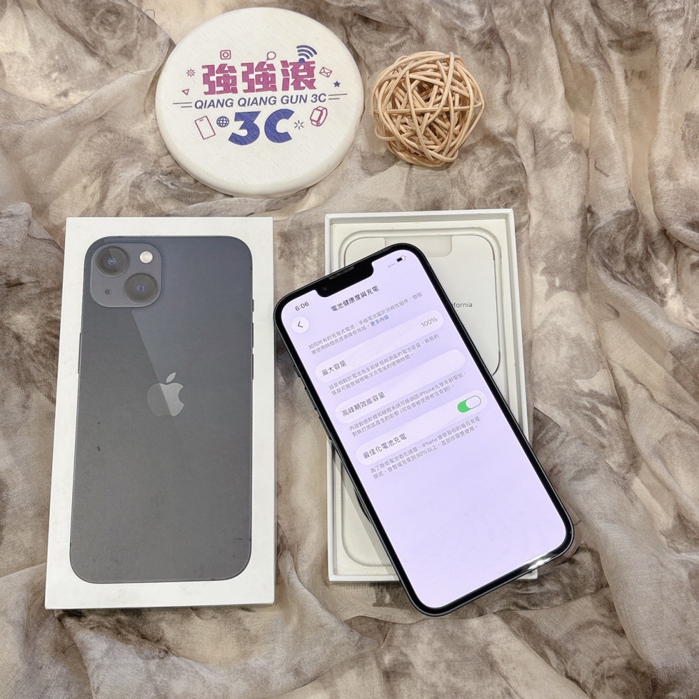 二手 iPhone13 128G 黑色*25604(店家保固)