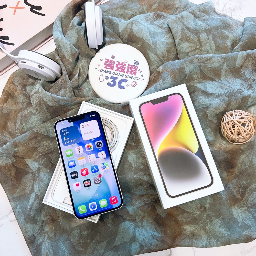 二手 iPhone14 256G 白色*81857(店家保固)