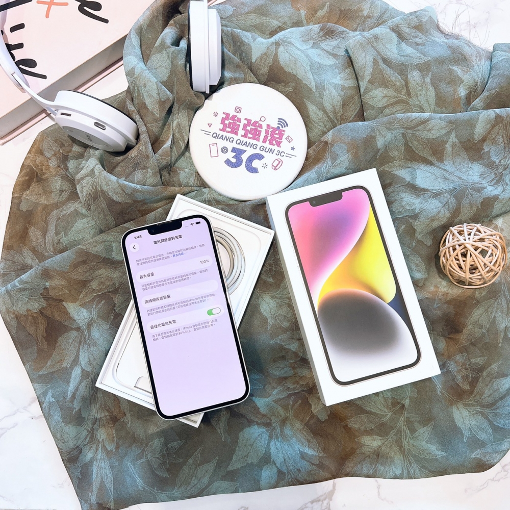 二手 iPhone14 256G 白色*81857(店家保固)