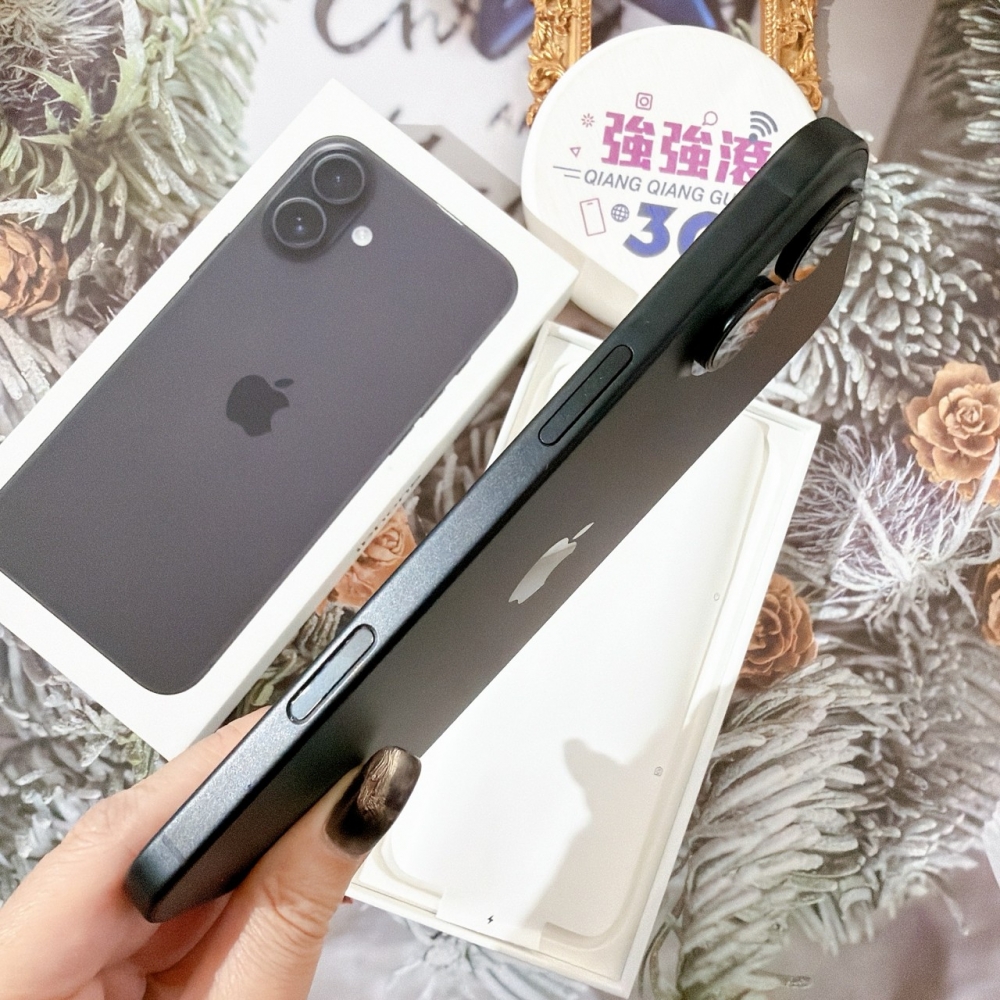 善化-二手 iPhone16 PLUS 256G 黑色 #99239（店家保固365天）