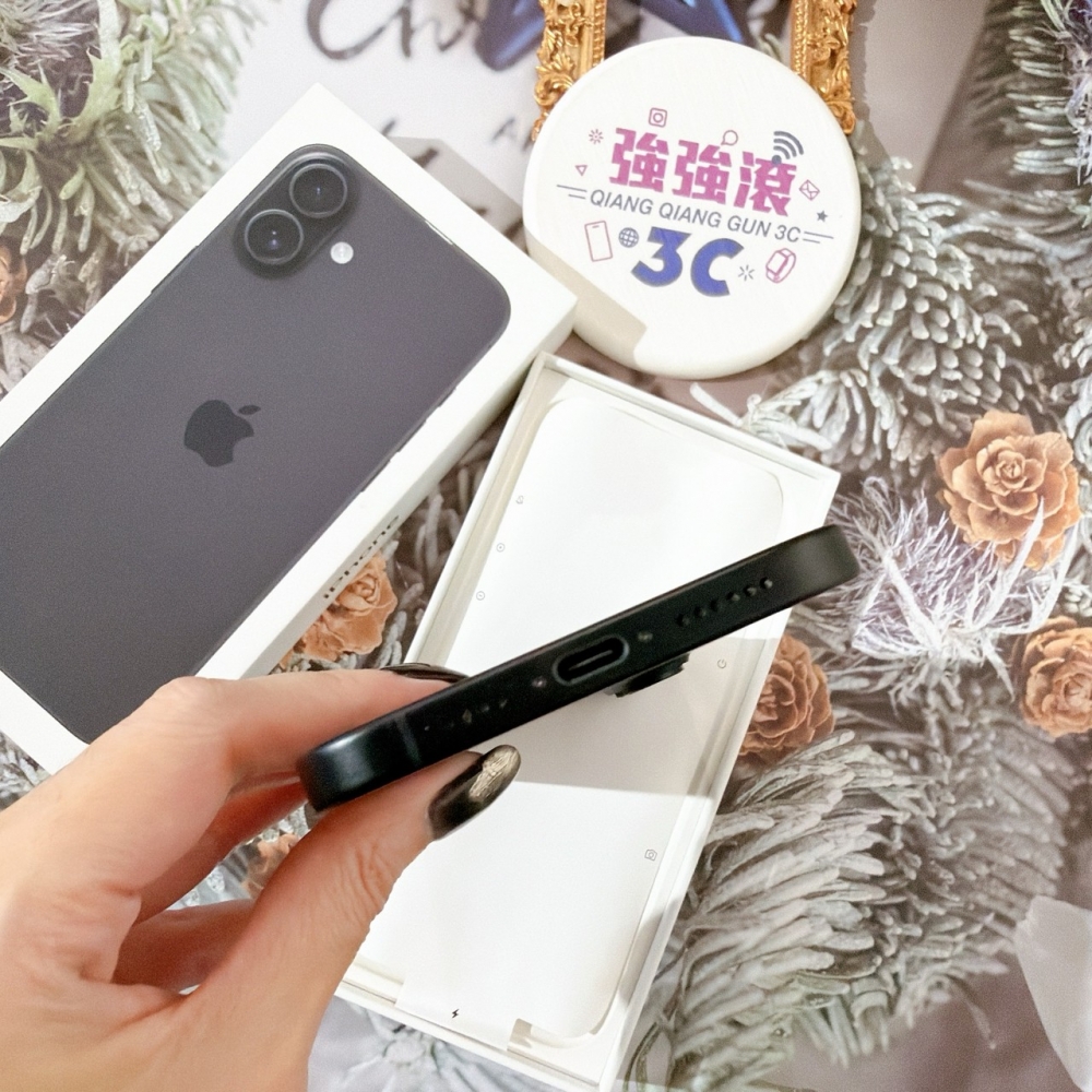 善化-二手 iPhone16 PLUS 256G 黑色 #99239（店家保固365天）