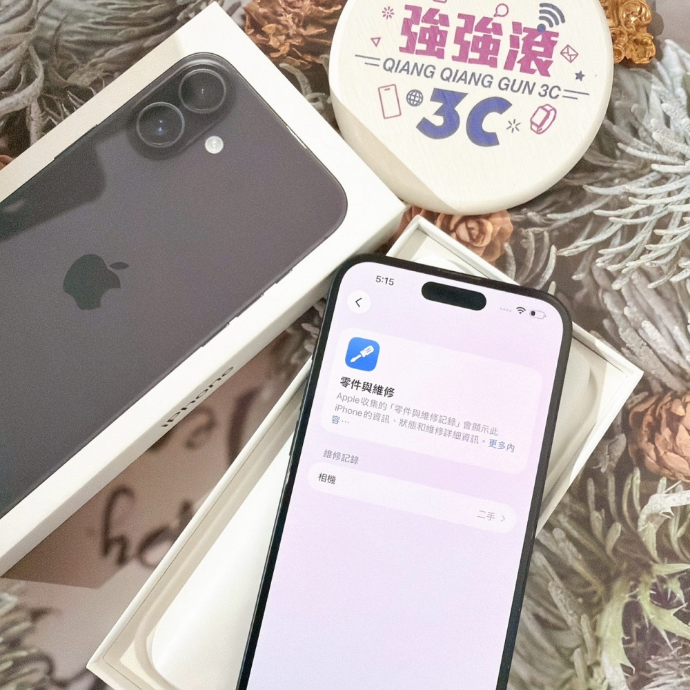 善化-二手 iPhone16 PLUS 256G 黑色 #99239（店家保固365天）