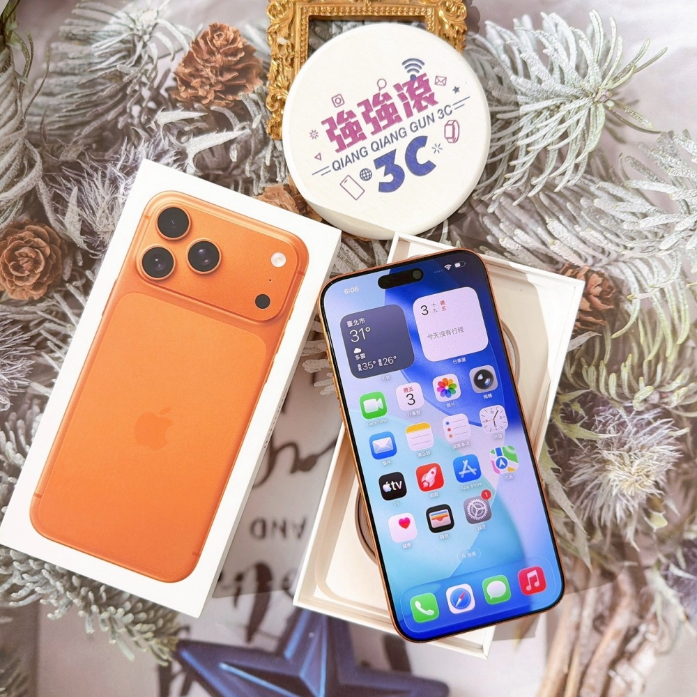 善化-二手 iPhone17 Pro Max 256G 橘色 #60457（原廠保固）