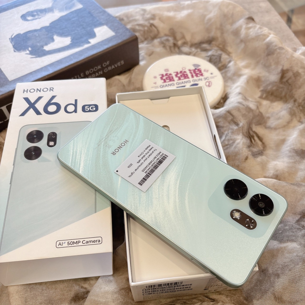 二手 榮耀X6D 8+256G 綠色*44248（原廠保固）