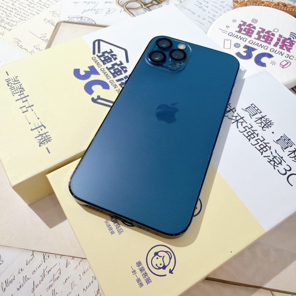 善化-二手 iPhone12 Pro 256G 藍色#22172（店家保固90天）