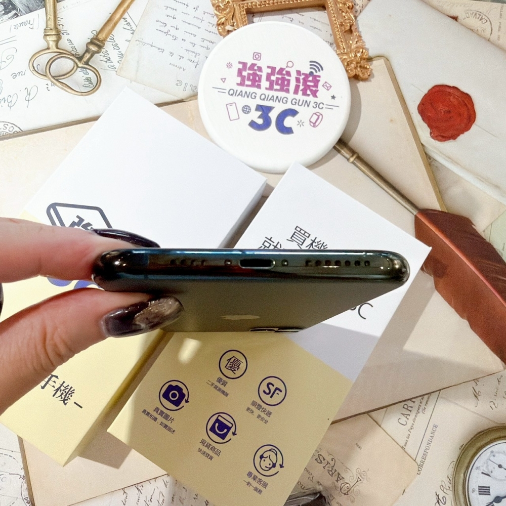 善化-二手 iPhone11 Pro Max 256G 綠色#76448（店家保固90天）