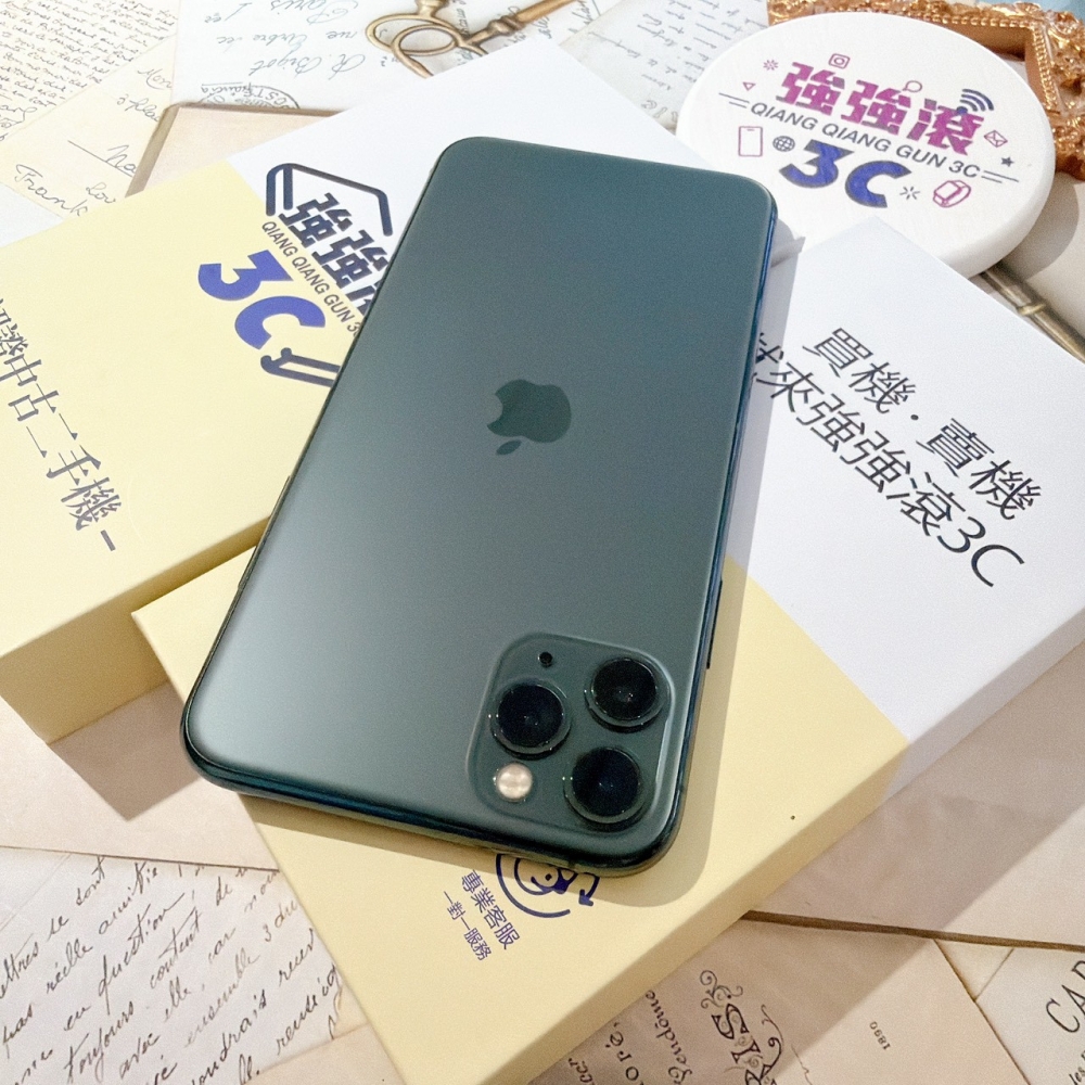 善化-二手 iPhone11 Pro Max 256G 綠色#76448（店家保固90天）