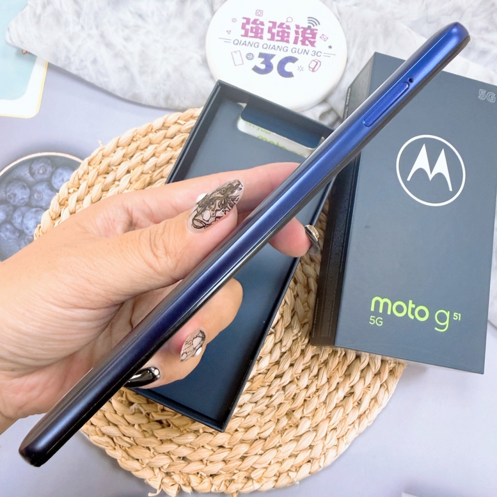 歸仁-二手MOto G51 4+128G 藍色*39479(店家保90天)