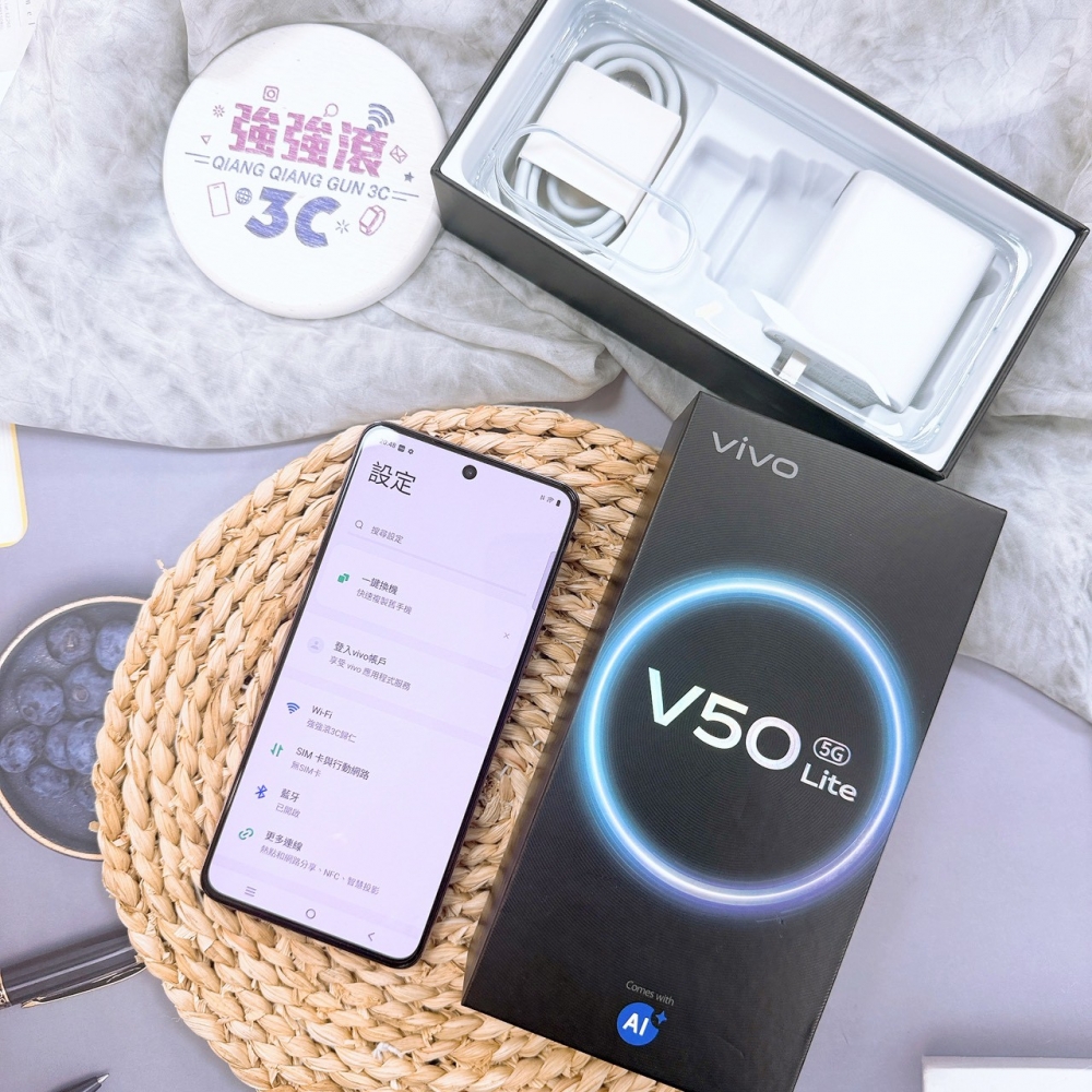 歸仁-二手VIVO V50 Lite 12+256G 紫色*73036(原廠保內)