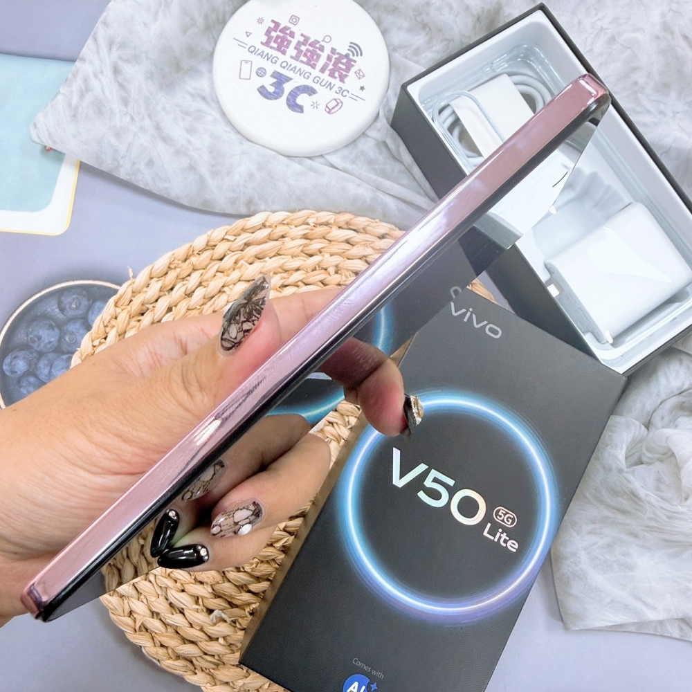 歸仁-二手VIVO V50 Lite 12+256G 紫色*73036(原廠保內)