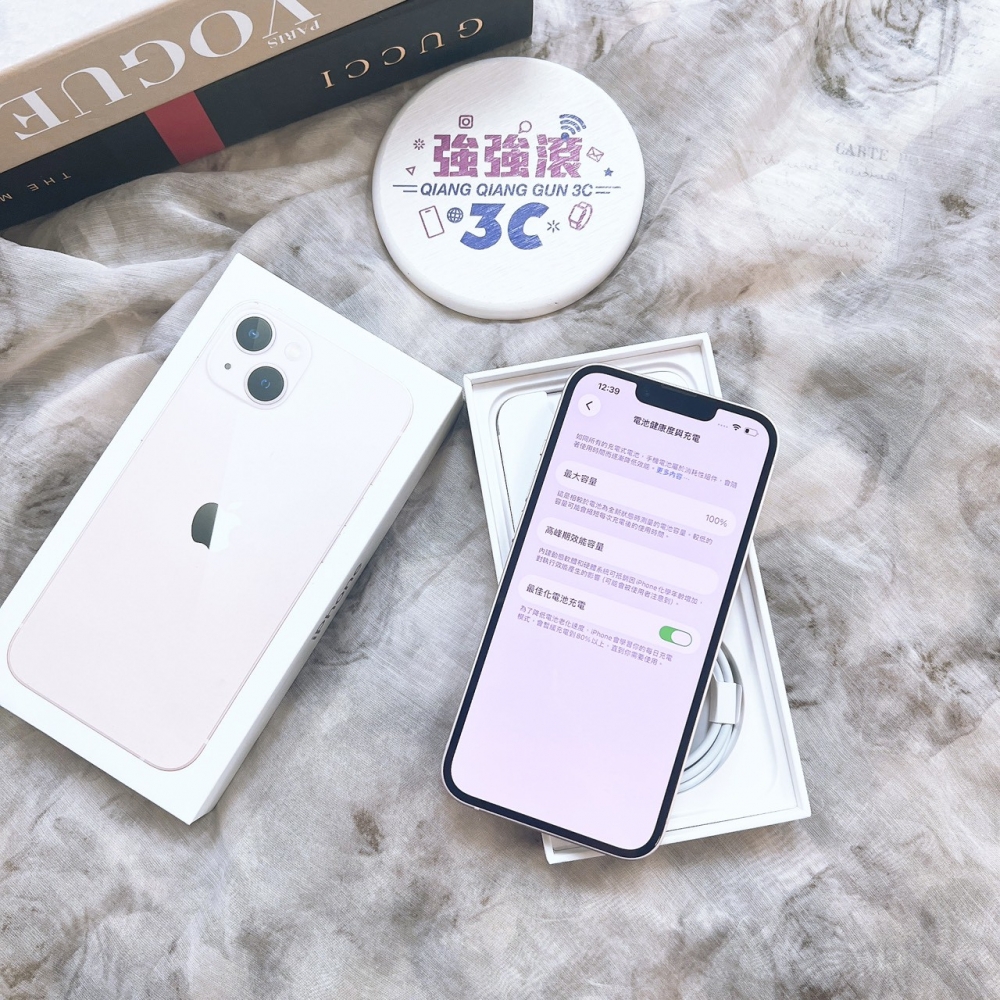二手 iPhone13 256G 粉色*55267(店家保固)