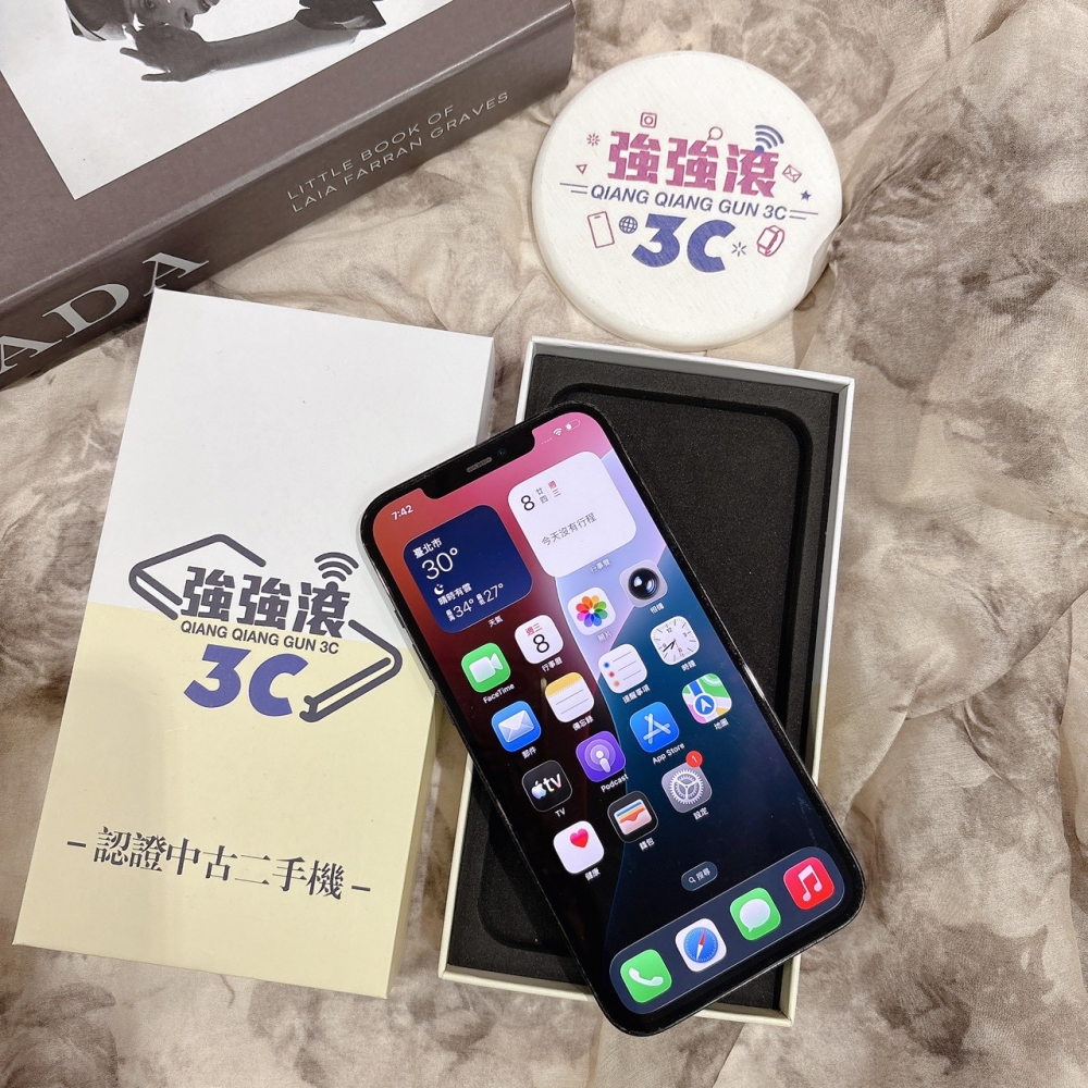 二手 iPhone12ProMax 256G 藍色*36158(店家保固)