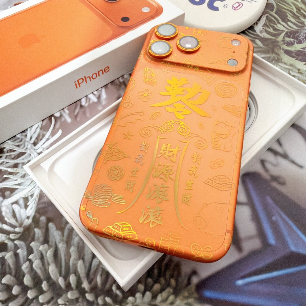 善化-二手 iPhone17 Pro Max 256G 橘色 #60457（原廠保固）