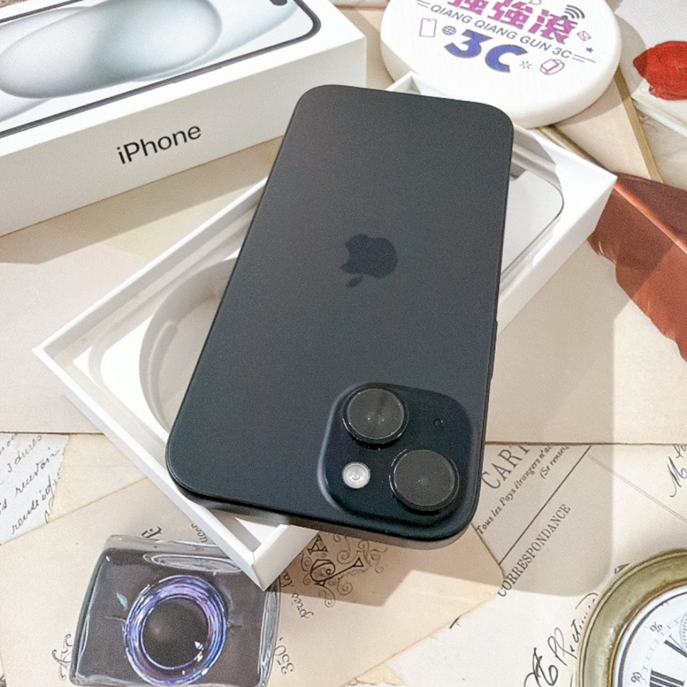 善化-二手 iPhone15 256G 黑色 #31547(店家保固365天)
