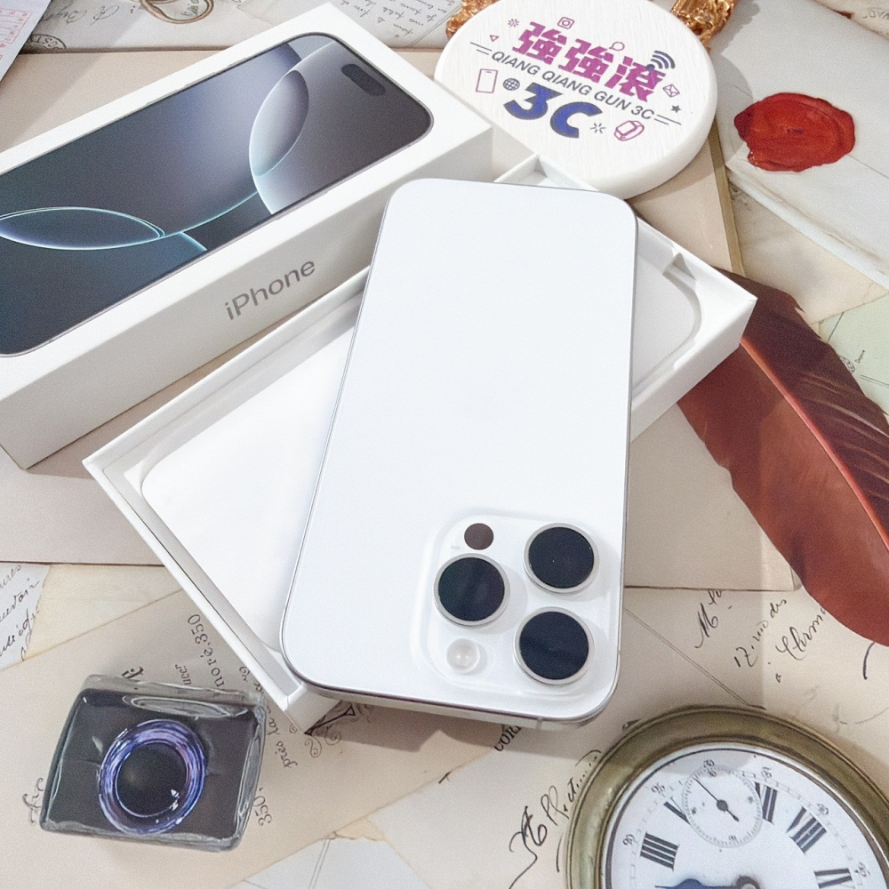 善化-二手 iPhone16 Pro 128G 白色 #65071(店家保固365天)