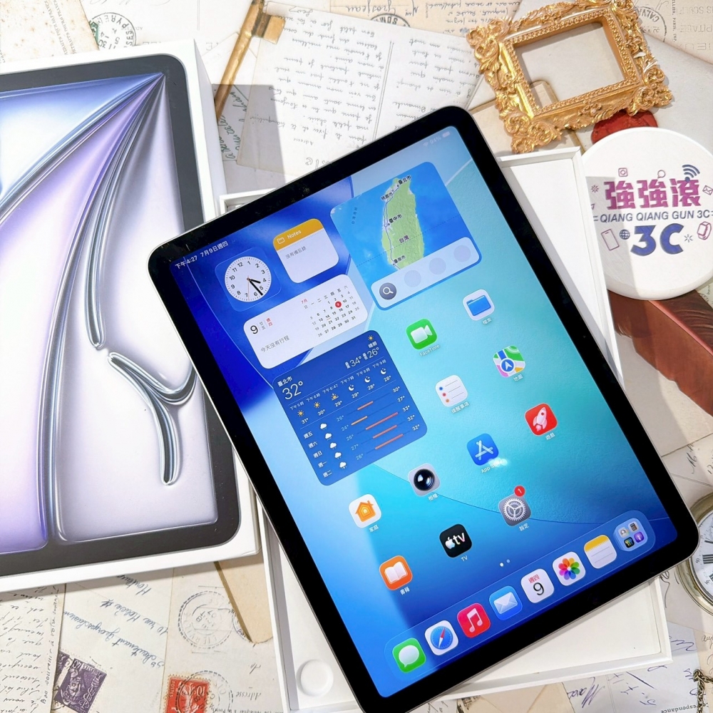 善化 二手 iPad Air7 M3 11吋 128G 灰色 WIFI版*kj4x2(店家保固)