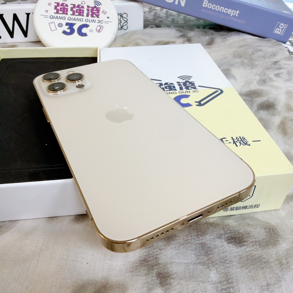 鹽行-二手 12ProMax 256G 金色 #42595(店家保固90天)