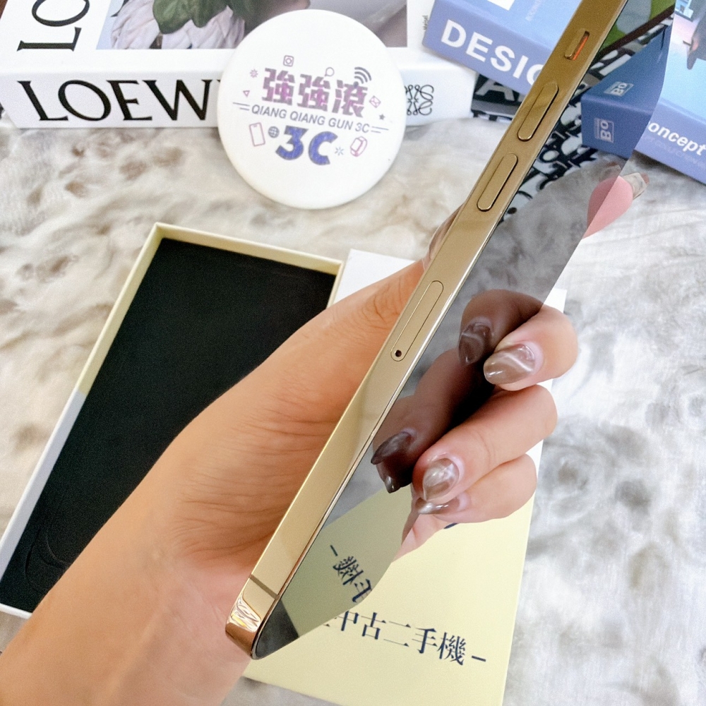 鹽行-二手 12ProMax 256G 金色 #42595(店家保固90天)