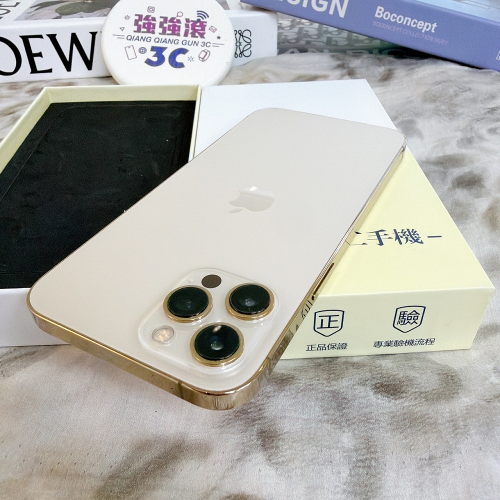 鹽行-二手 12ProMax 256G 金色 #42595(店家保固90天)