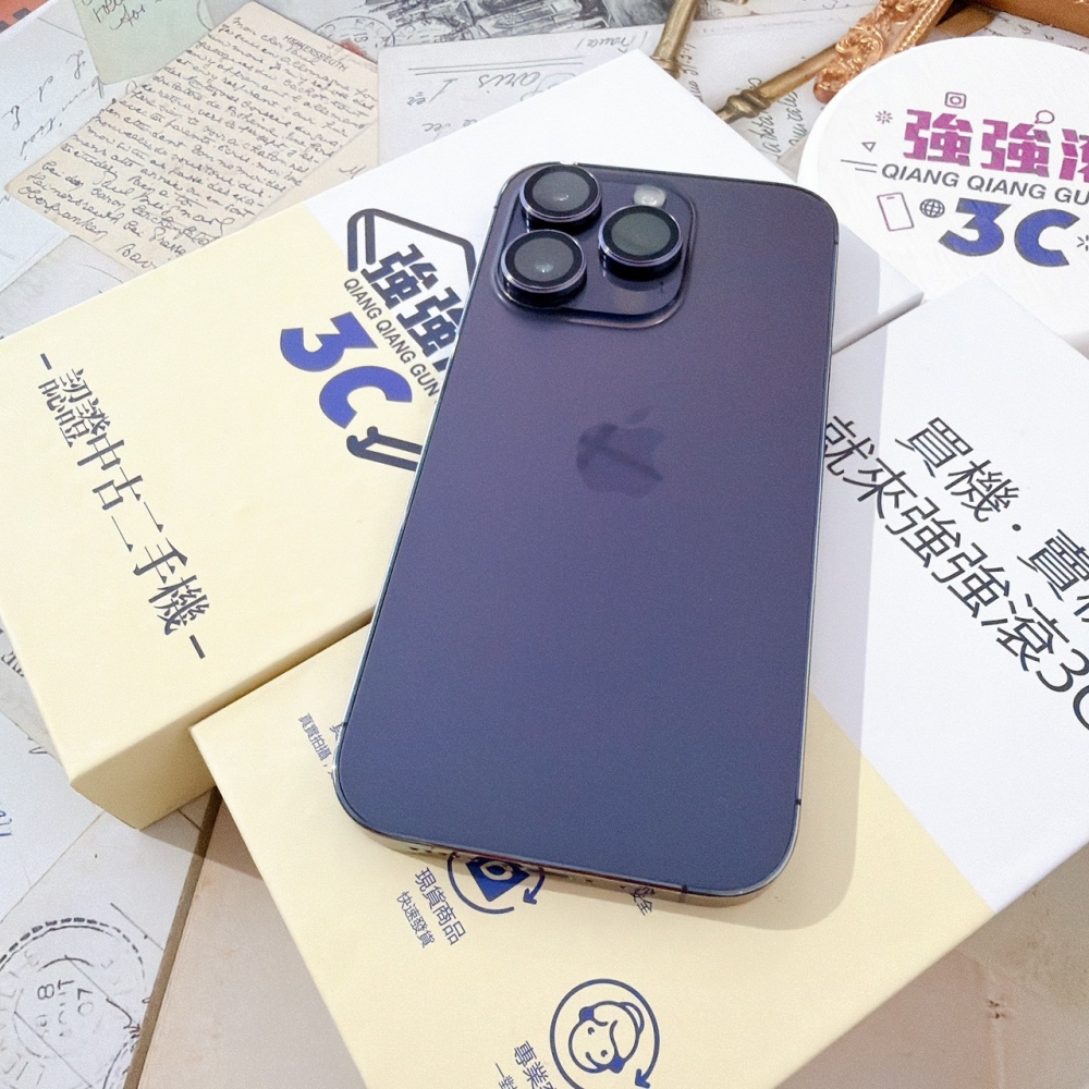 善化-二手 iPhone14 Pro 256G 紫色 #17140（店家保固365天）