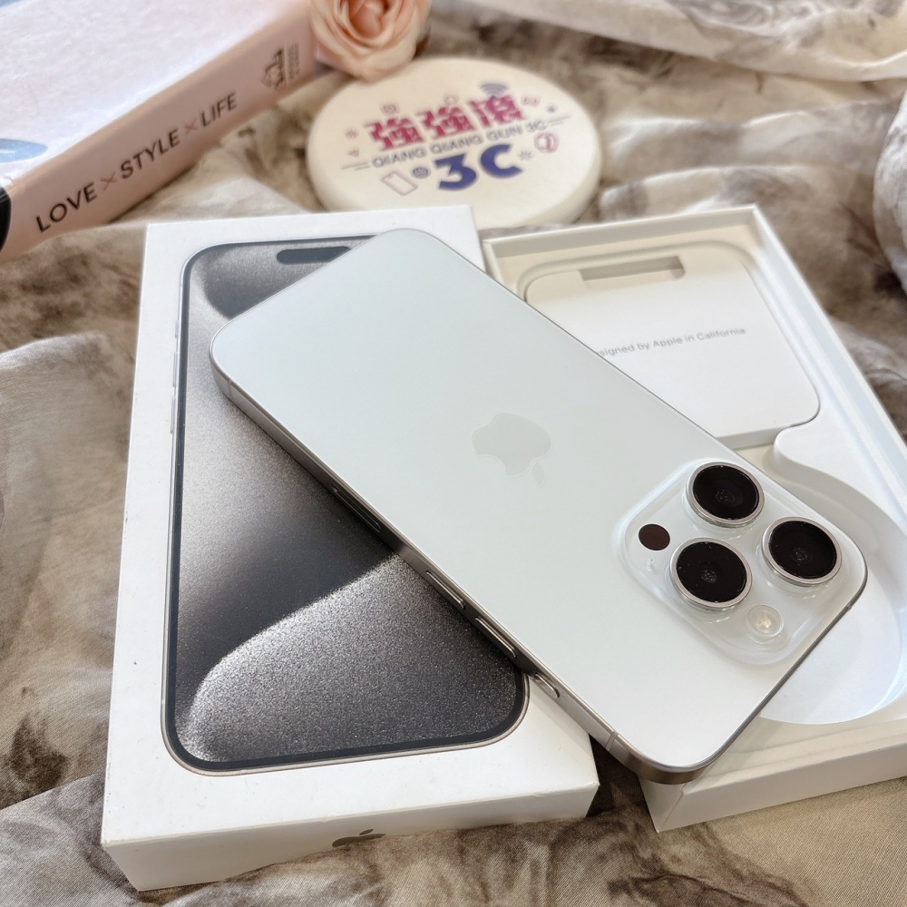 二手 iPhone15Pro 128G 白色*54607(店家保固)