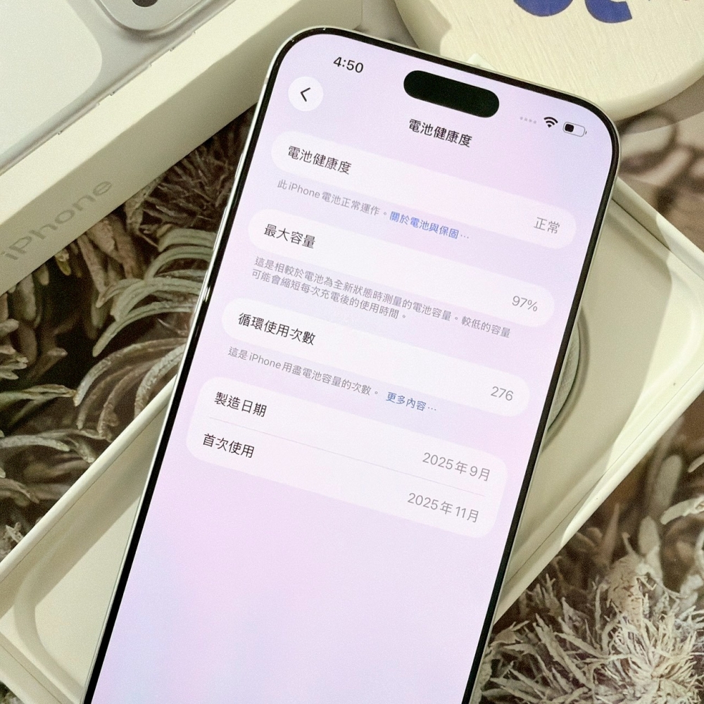 善化-二手 17ProMax 256G 銀色 #82451(原廠保固)